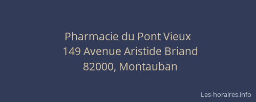 Pharmacie du Pont Vieux