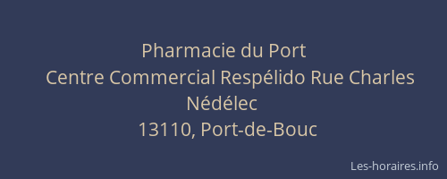 Pharmacie du Port