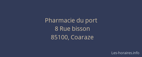 Pharmacie du port