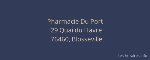 Pharmacie Du Port