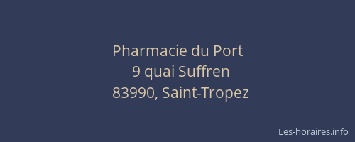 Pharmacie du Port
