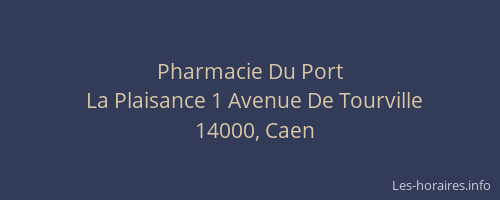 Pharmacie Du Port