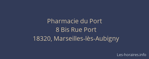 Pharmacie du Port