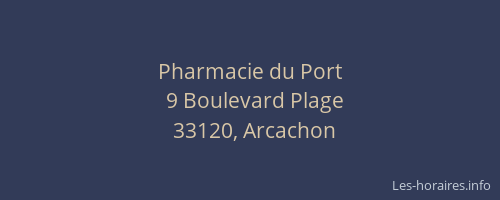Pharmacie du Port