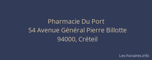 Pharmacie Du Port