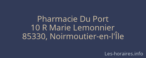 Pharmacie Du Port