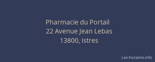 Pharmacie du Portail