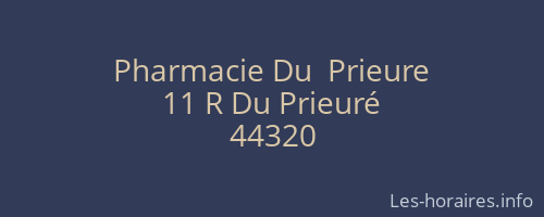 Pharmacie Du  Prieure
