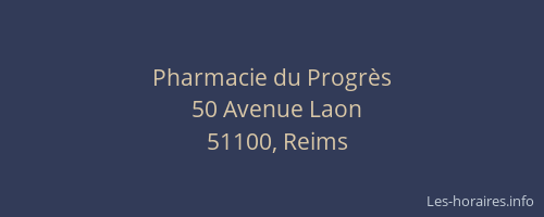 Pharmacie du Progrès