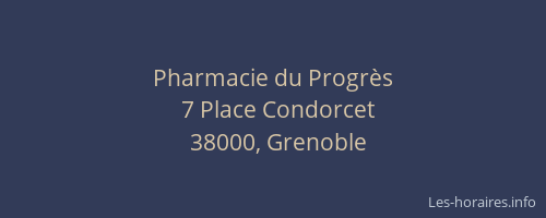 Pharmacie du Progrès