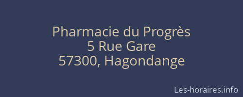 Pharmacie du Progrès