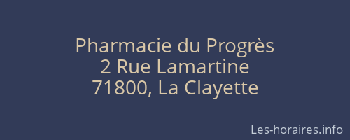 Pharmacie du Progrès