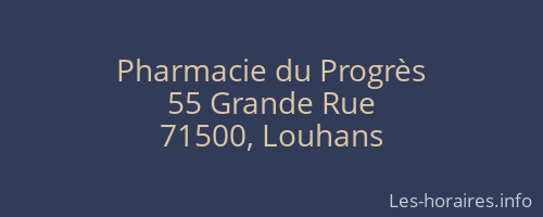 Pharmacie du Progrès