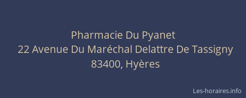 Pharmacie Du Pyanet
