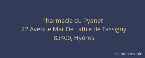 Pharmacie du Pyanet