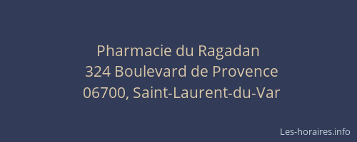 Pharmacie du Ragadan