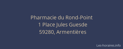 Pharmacie du Rond-Point