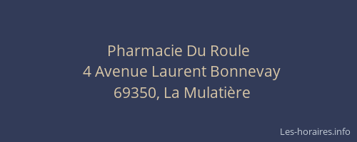 Pharmacie Du Roule