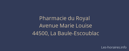 Pharmacie du Royal