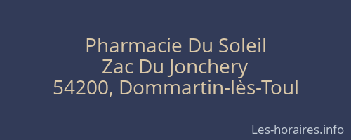 Pharmacie Du Soleil