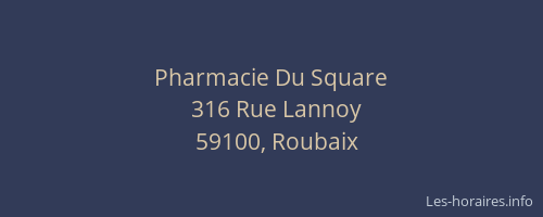 Pharmacie Du Square