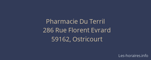 Pharmacie Du Terril