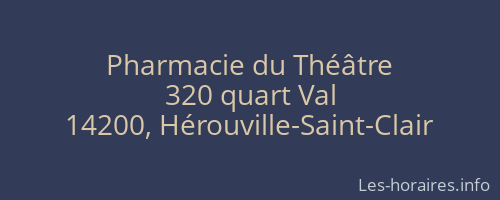 Pharmacie du Théâtre