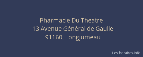 Pharmacie Du Theatre