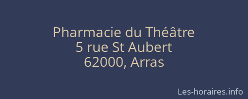 Pharmacie du Théâtre