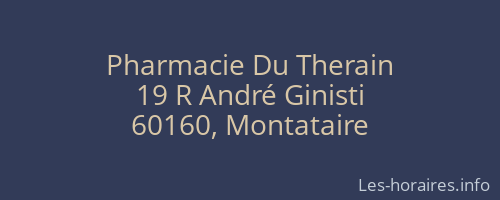 Pharmacie Du Therain