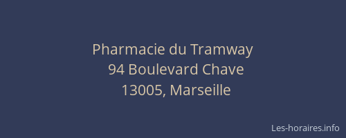 Pharmacie du Tramway