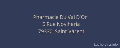 Pharmacie Du Val D'Or