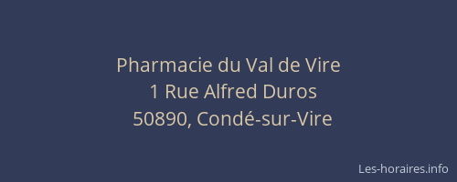 Pharmacie du Val de Vire