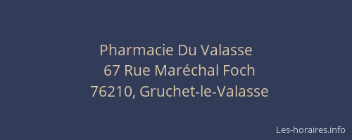 Pharmacie Du Valasse