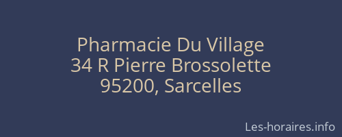 Pharmacie Du Village