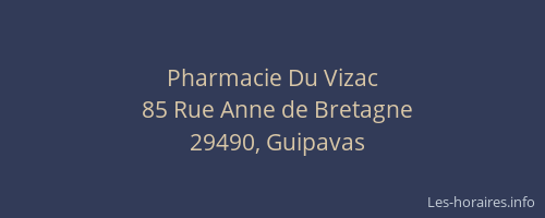 Pharmacie Du Vizac