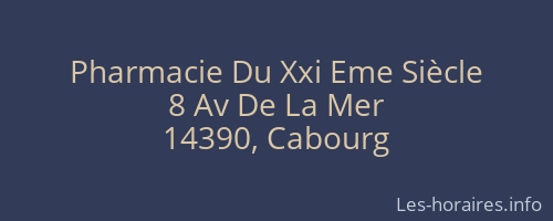 Pharmacie Du Xxi Eme Siècle