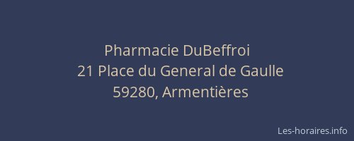 Pharmacie DuBeffroi