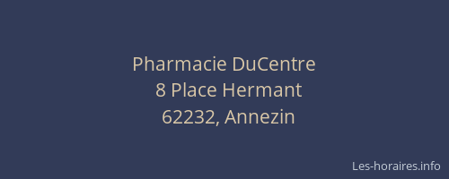 Pharmacie DuCentre