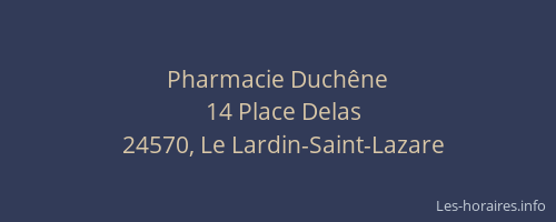 Pharmacie Duchêne