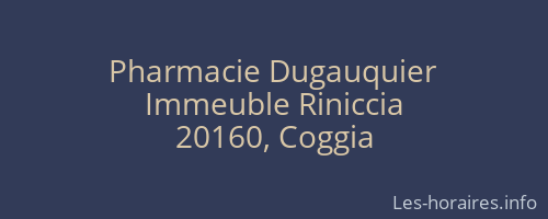 Pharmacie Dugauquier
