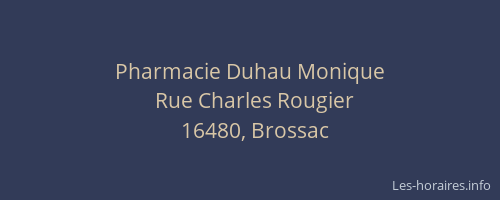 Pharmacie Duhau Monique