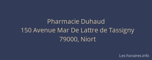 Pharmacie Duhaud
