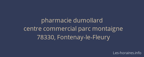 pharmacie dumollard