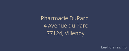 Pharmacie DuParc