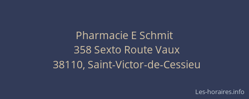 Pharmacie E Schmit