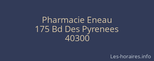 Pharmacie Eneau