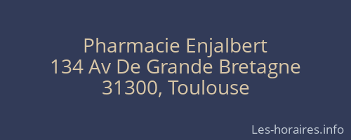 Pharmacie Enjalbert