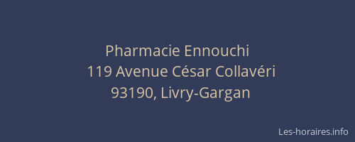 Pharmacie Ennouchi