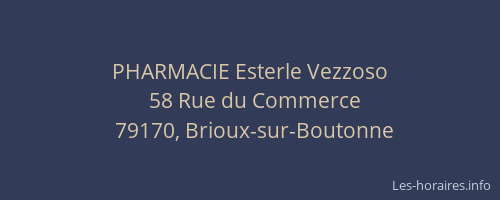 PHARMACIE Esterle Vezzoso